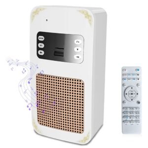 مكبر صوت ذكي يثبت على الحائط مع جهاز تحكم عن بعد